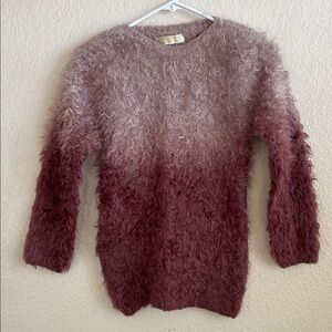 Max-X Fuzzy Sweater in Pink